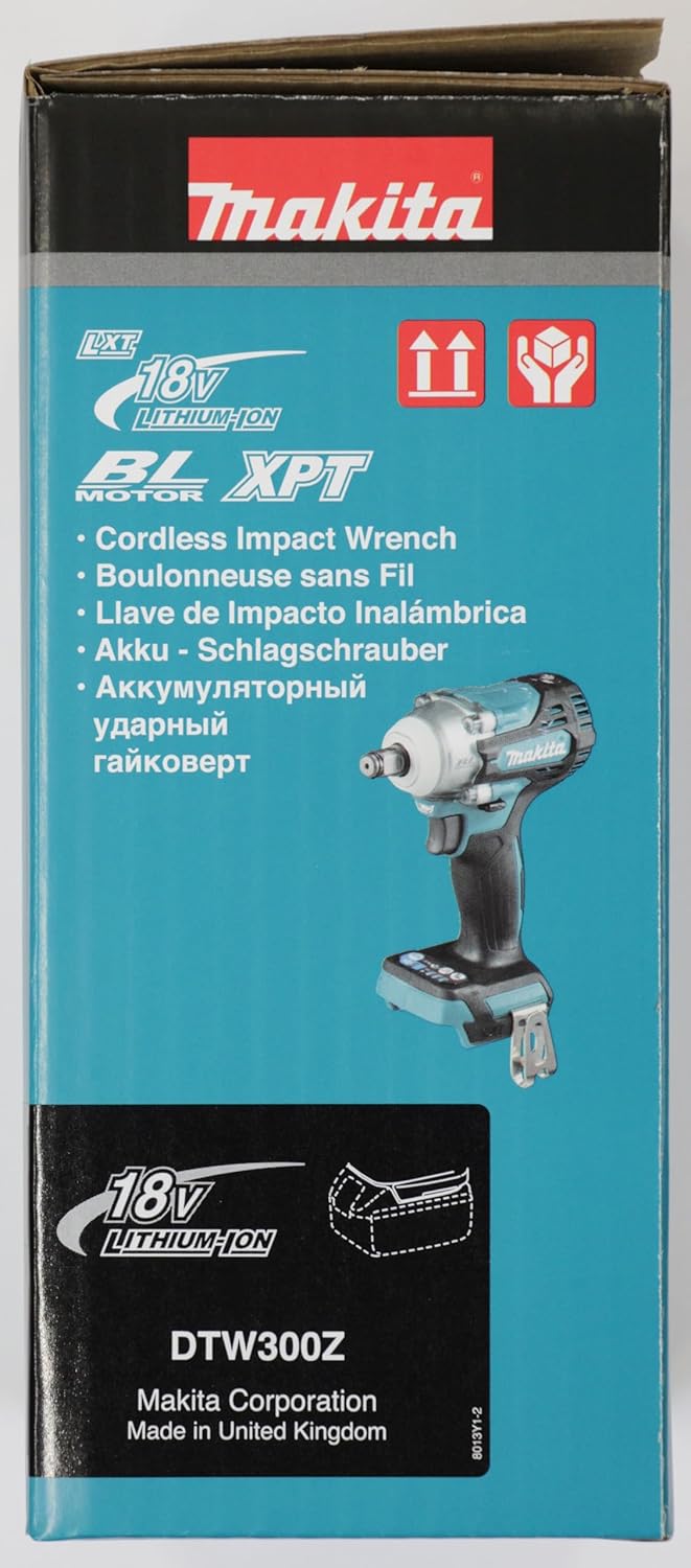 Makita DTW300Z 18V Brushless Impact Wrench – Body Only | Compact & Powerful