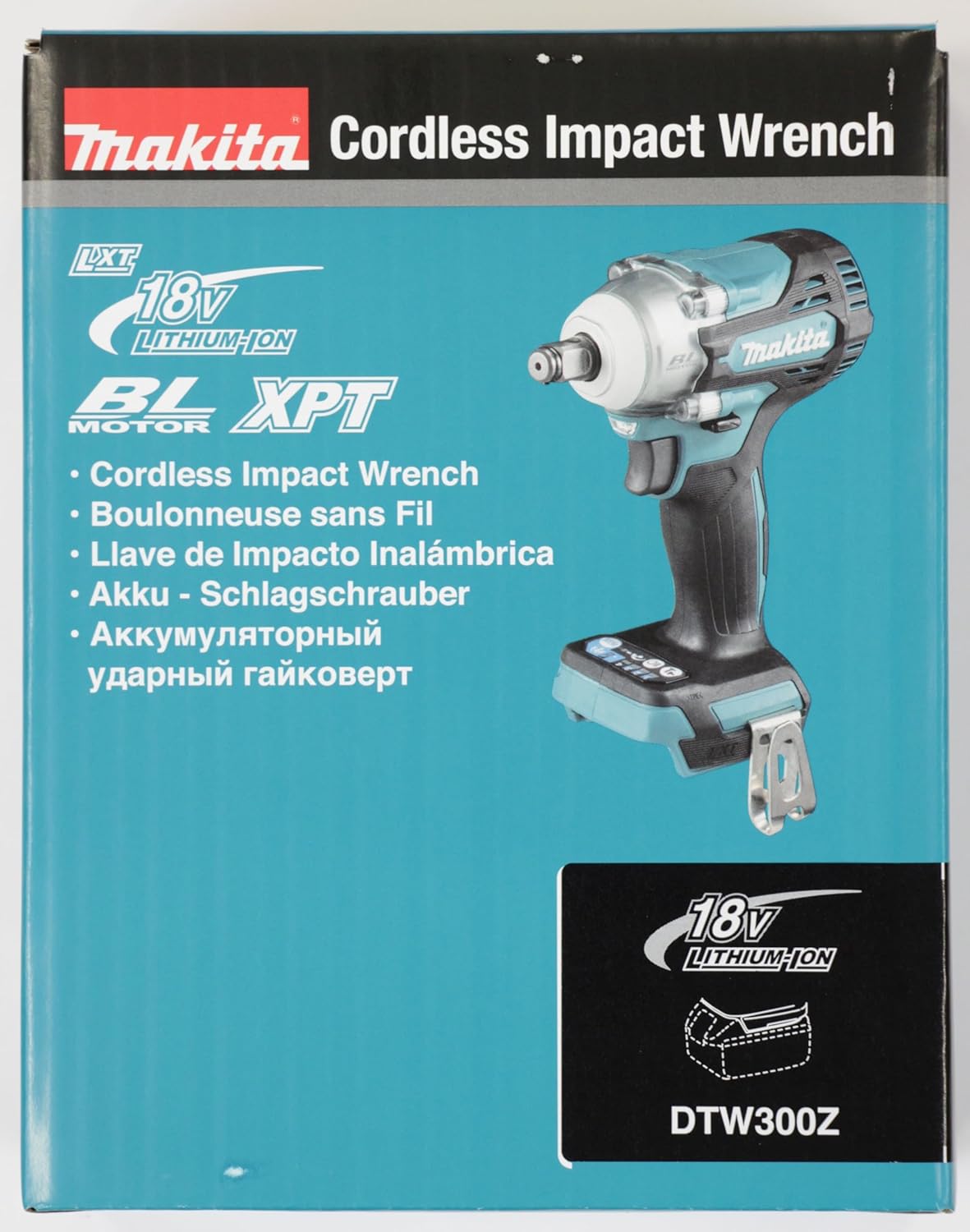 Makita DTW300Z 18V Brushless Impact Wrench – Body Only | Compact & Powerful