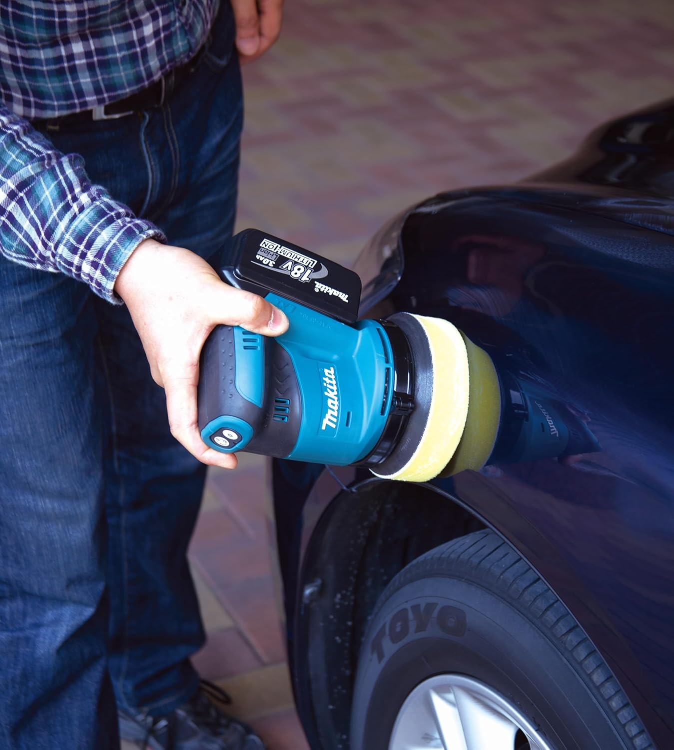 Makita DBO180Z 18V LXT Cordless Orbital Sander – Smooth Finish, Body Only