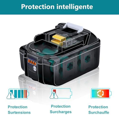Makita 18V Battery and Charger Set with Carry Case – Reliable Portable Power