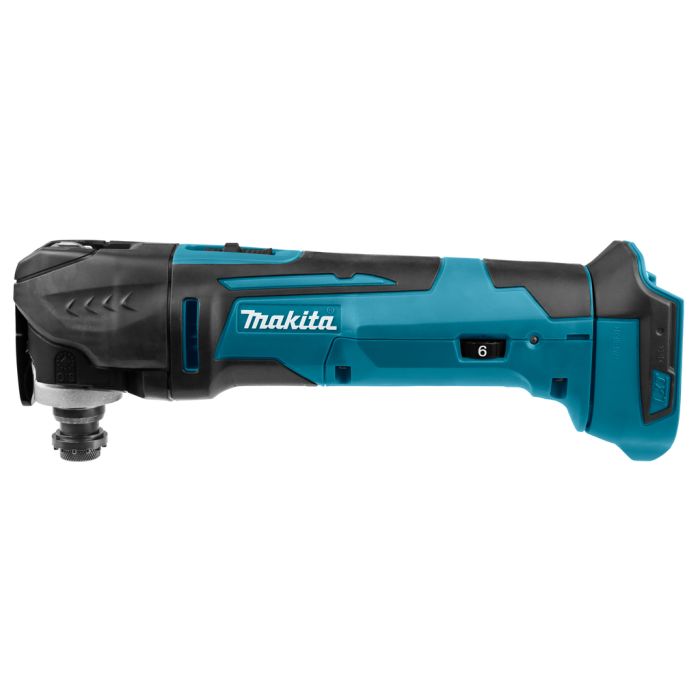 Makita DTM51Z 18V LXT Cordless Multi-Tool Kit – Includes 2x 5.0Ah Batteries, Blue