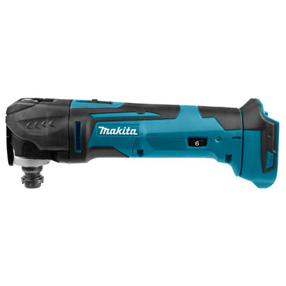 Makita DTM51Z 18V LXT Cordless Multi-Tool Kit – Includes 2x 5.0Ah Batteries, Blue