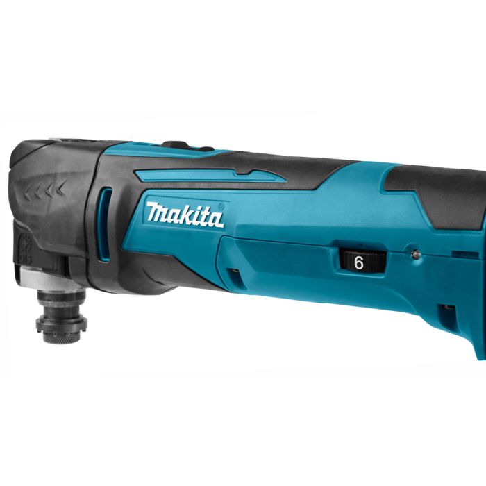 Makita DTM51Z 18V LXT Cordless Multi-Tool Kit – Includes 2x 5.0Ah Batteries, Blue