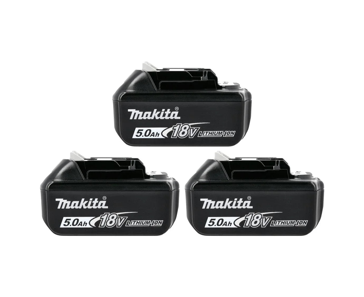 Makita BL1850 18V LXT 5.0Ah Lithium-Ion Batteries – Triple Pack (Set of 3)