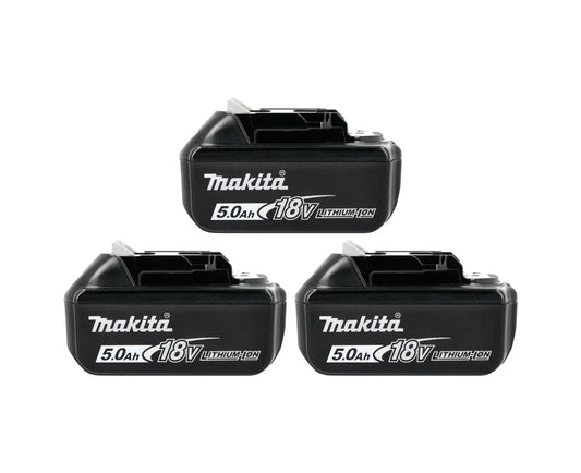 Makita BL1850 18V LXT 5.0Ah Lithium-Ion Battery Set of 3