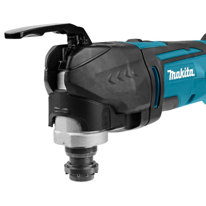Makita DTM51Z 18V LXT Cordless Multi-Tool Kit – Includes 2x 5.0Ah Batteries, Blue